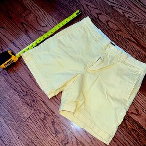 J.crew shorts men jcrew crew size 33 yellow